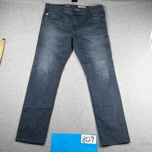 Adriano Goldschmied The Graduate Tailored Leg Aged Denim Distressed Mens 38x33